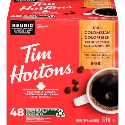 Tim Hortons Colombian Keurig 48 ea, $0.87/1ea