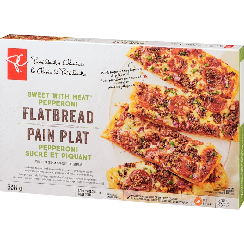 Sweet with Heat Pepperoni Flatbread