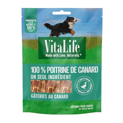 VitaLife Gâteries au canard 750 g, 3,20 $/100g