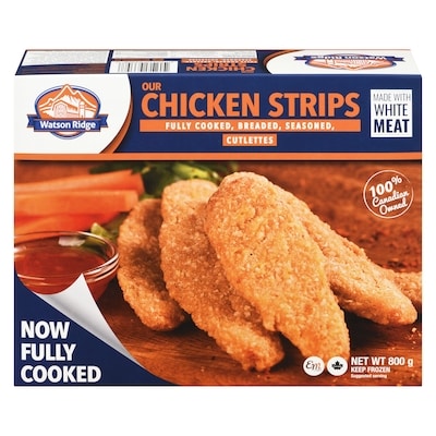 Watson Ridge Chicken Strips 800 g, $0.75/100g