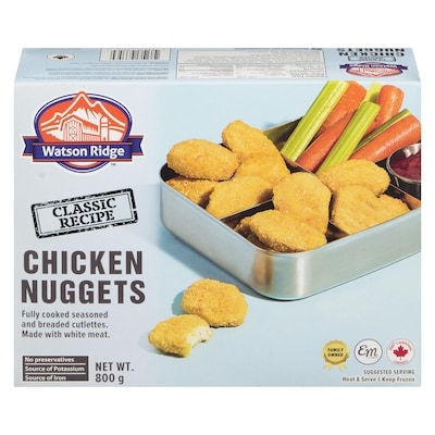 Watson Ridge Chicken Nuggets 800 g, $0.75/100g
