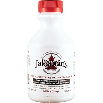 Jakeman's Pure Maple Syrup 500 ml, $2.80/100ml