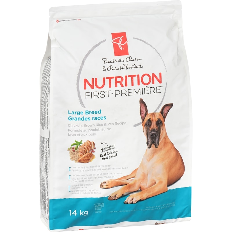 Nutrition First Large Breed Dog Food, Chicken, Brown Rice & Pea