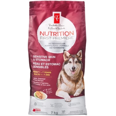 President's Choice Nutrition First Sensitive Skin and Stomach Premium Adult Dry Dog Food 7 kg, $0.53/100g