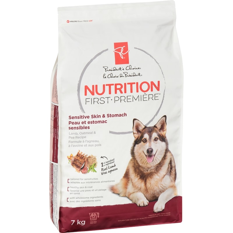 Nutrition First Sensitive Skin & Stomach Dog Food, Lamb, Oatmeal & Pea