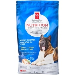 President's Choice Nutrition First Weight Control Dog Food, Chicken, Brown Rice & Pea 7 kg, $0.46/100g