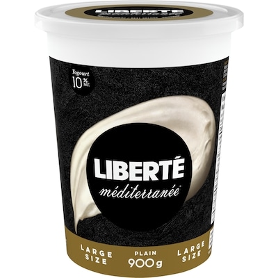 Liberte Méditerranée 10% Yogurt, Plain 900 g, $0.83/100g