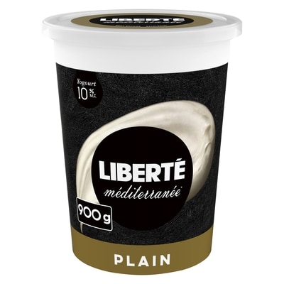 Liberte Méditerranée 10% Yogurt, Plain 900 g, $0.72/100g