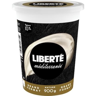 Liberté Yogourt Méditerranée 10 %, nature 900 g, 0,89 $/100g
