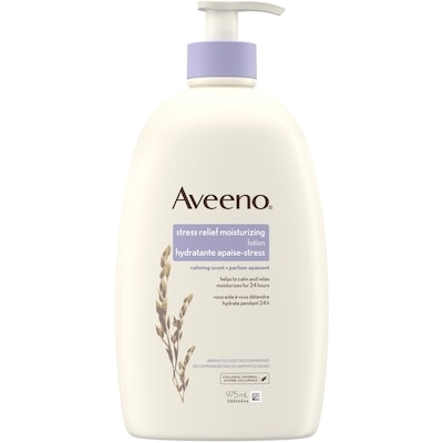 Aveeno lotion hydratante apaise-stress 975 ml, 2,82 $/100ml