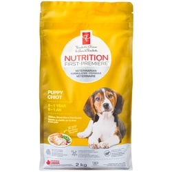 le Choix du Président Nourriture pour chiots Nutrition première, poulet, riz brun et pois 2 kg, 0,55 $/100g