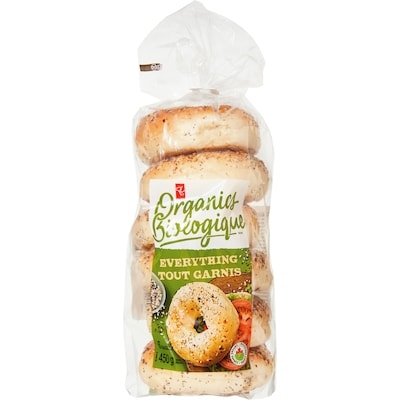 PC Biologique Bagels tout garnis Biologique 450 g, 1,11 $/100g