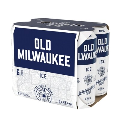 Old Milwaukee Bière lager forte (Pièce d’identité requise au moment du ramassage) 6x473.0 ml, 0,49 $/100ml