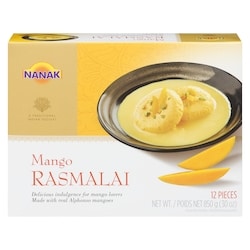 Nanak Rasmalai Mango 850 g, $1.29/100g