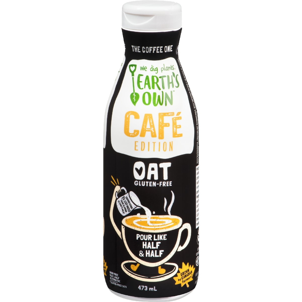 Earth's Own Oat Coffee Creamer, Original, Plant-Based, Dairy-Free 473 ml, $1.05/100ml