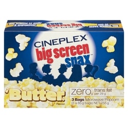 Butter Microwave Popcorn - 3 Pack