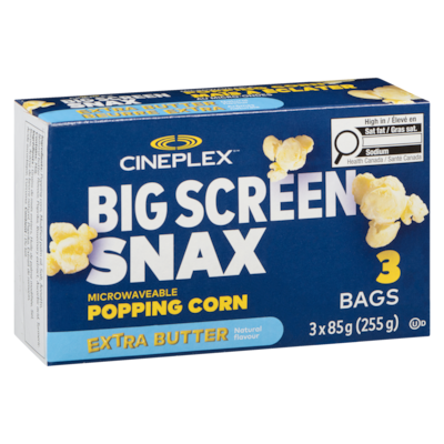 Extra Butter Microwave Popcorn - 3 Pack