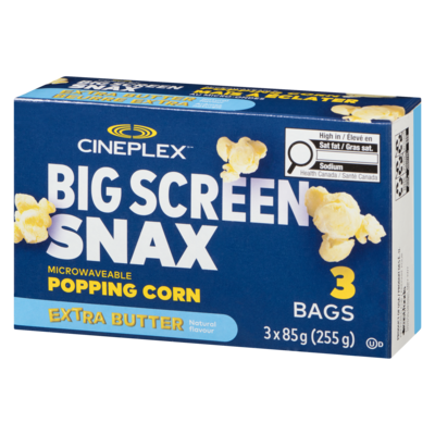 Extra Butter Microwave Popcorn - 3 Pack
