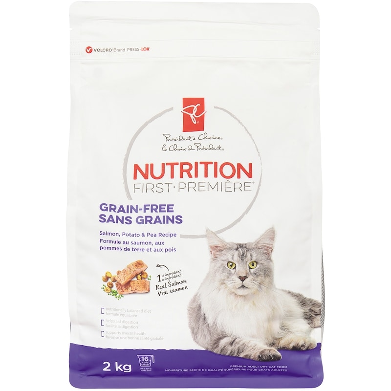 President's Choice Cat Food, Nutrition First Grain Free Salmon
