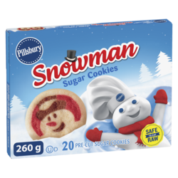Pillsbury Ready To Bake! Sugar Cookies Snowman 260 g, $1.84/100g