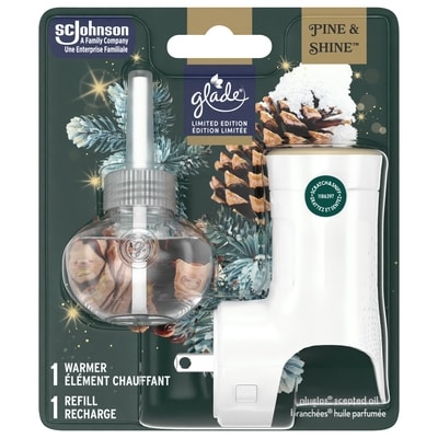Glade PlugIns Scented Oil Air Freshener 1 Warmer 1 Refill, Pine & Shine™ 1 ea, $8.99/1ea