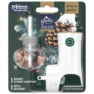 Glade Branchées huile parfumée Recharge un élément chauffant et une recharge, Pine & Shine™ 1 ea, 12,99 $/1ch