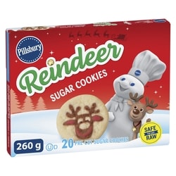 Pillsbury Ready To Bake! Reindeer Sugar Cookies 260 g, $2.03/100g