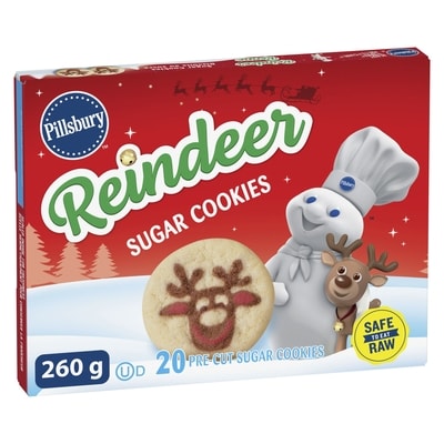 Pillsbury Ready To Bake! Reindeer Sugar Cookies 260 g, $1.84/100g
