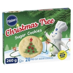 Pillsbury Ready To Bake! Sugar Cookies Christmas Tree 260 g, $2.30/100g