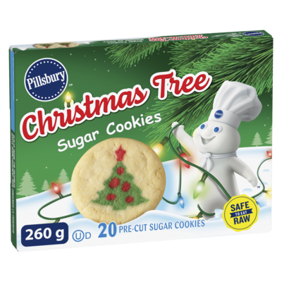 Pillsbury Ready To Bake! Sugar Cookies Christmas Tree 260 g, $2.03/100g