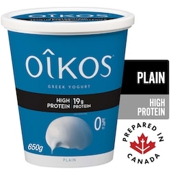 Greek Yogurt, Plain, High Protein, 0% M.F.