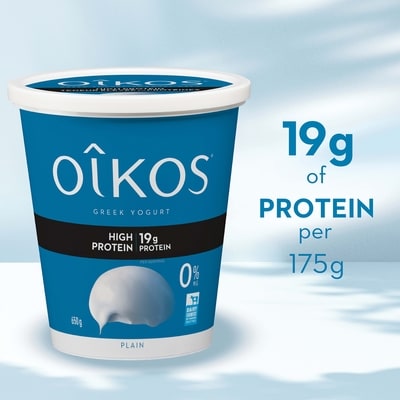 Greek Yogurt, Plain, High Protein, 0% M.F.