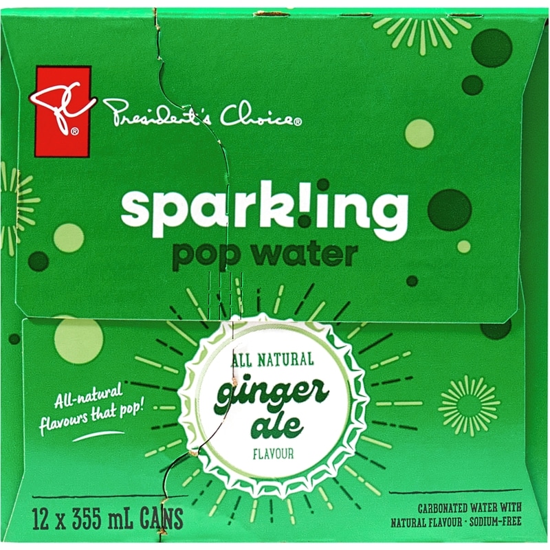 Ginger Ale Flavour Sparkling Water