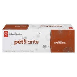 le Choix du Président Eau pétillante, saveur de racinette 12x355.0 ml, 0,15 $/100ml