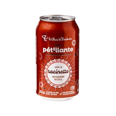 Eau pétillante, saveur de racinette