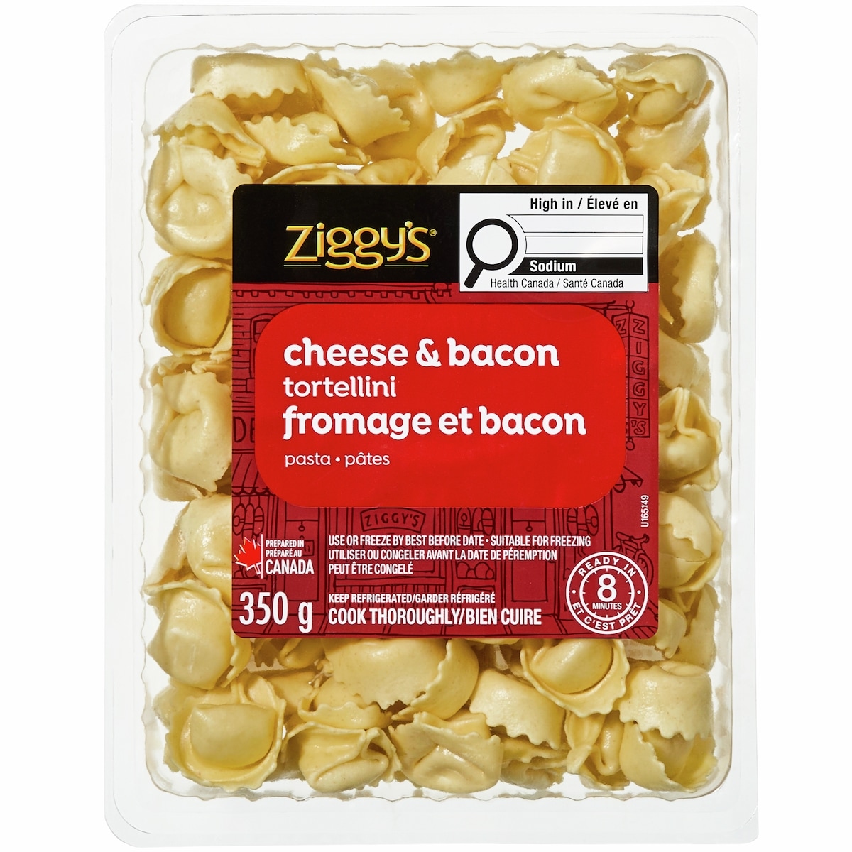 Ziggy's Cheese & Bacon Tortellini