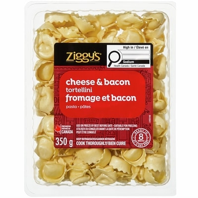 Ziggy's Cheese & Bacon Tortellini 350 g, $1.14/100g