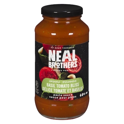 Neal Brothers Foods Basil Tomato Bliss Organic Pasta Sauce 680 ml, $1.37/100ml