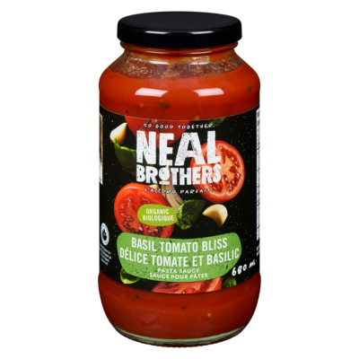 Neal Brothers Foods Basil Tomato Bliss Organic Pasta Sauce 680 ml, $1.32/100ml