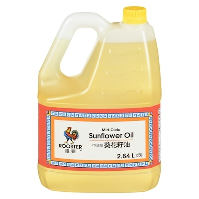 Rooster Mid-Oleic Sunflower Oil 2.84 l, $0.63/100ml