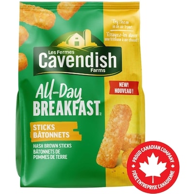 Les Fermes Cavendish Bâtonnets de Pommes de Terre All Day Breakfast  650 g, 0,84 $/100g
