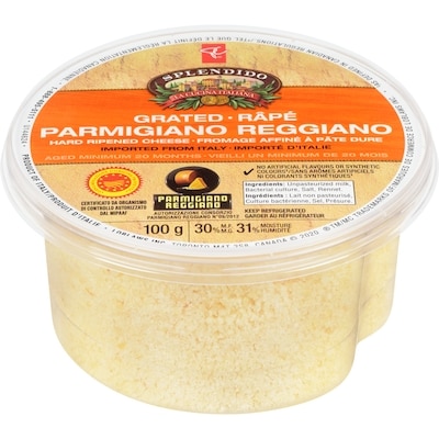 PC Splendido Parmigiano Grated 100 g, $7.49/100g