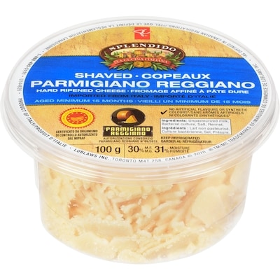PC Splendido Parmigiano Shaved 100 g, $7.49/100g