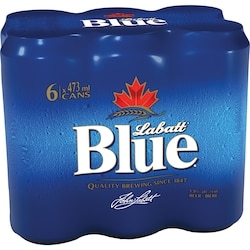 Labatt Blue Beer (ID required at pick-up) 6x473.0 ml, $0.49/100ml