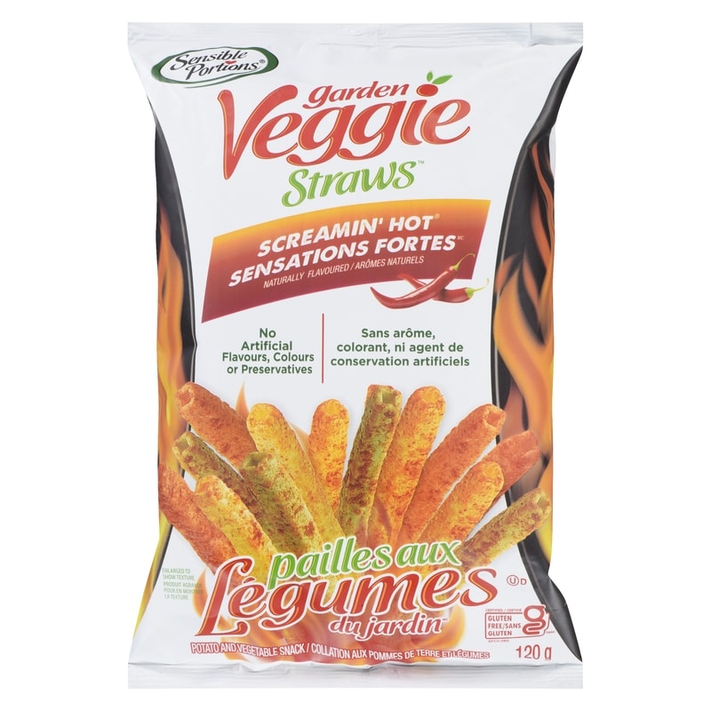 Garden Veggie Straws Screamin' Hot