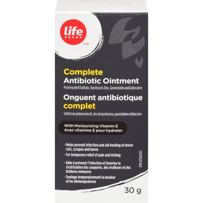Life Brand Complete Antibiotic Ointment 30 g, $41.63/100g