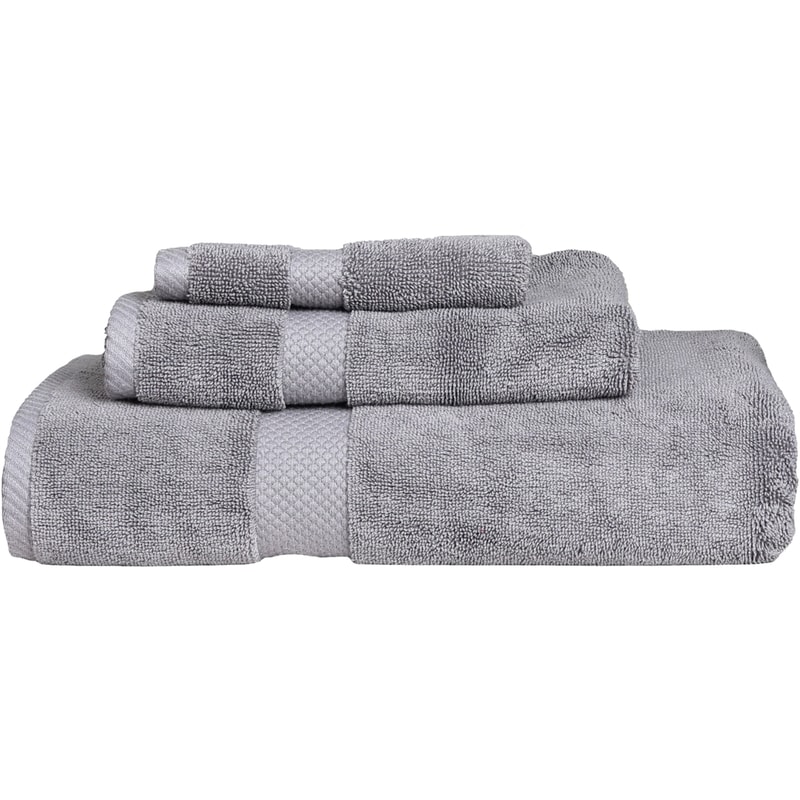 President's Choice Egyptian Cotton Bath Towel, Luxuriously Soft & Highly Absorbent, Grey