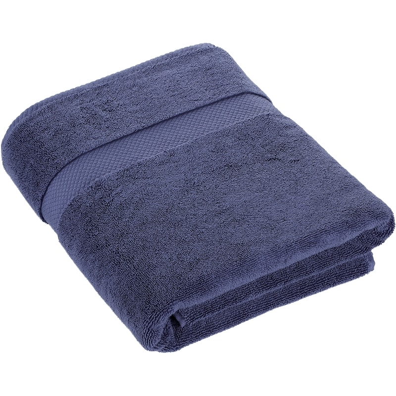 President's Choice Egyptian Cotton Bath Towel, Luxuriously Soft & Highly Absorbent, Indigo