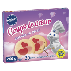 Pillsbury Biscuits au sucre Sweet Hearts  260 g, 2,30 $/100g