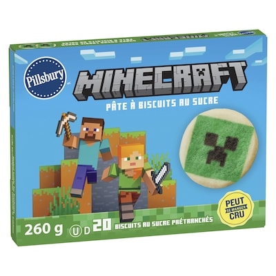 Pillsbury Minecraft Pate A Biscuits Au Sucre 20 CT 260 g, 2,03 $/100g